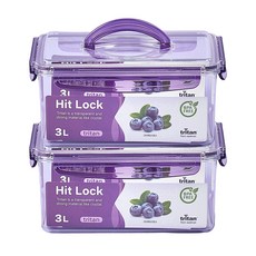 韓國 ecosense 全Tritan 優質密封保鮮盒 Heatlock, 3L, 2個