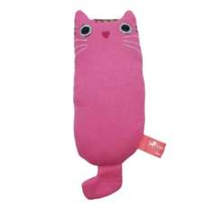 AmyCarol 肥貓貓草玩具 粉紅色 可愛造型舒壓, 1個