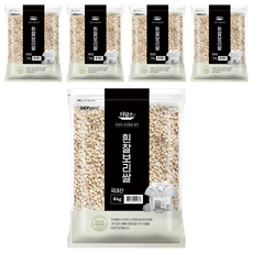 더담은 국산 흰찰보리쌀, 4kg, 5개