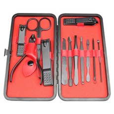 Pipi Home Living 不鏽鋼指甲剪工具12件組, 混色, 1套