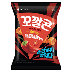 꼬깔콘 매콤달콤한맛, 67g, 1개