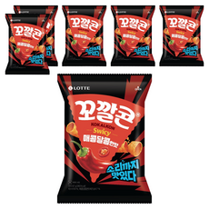 꼬깔콘 매콤달콤한맛, 67g, 6개