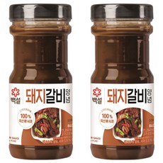 CJ BEKSUL 白雪 韓式豬排骨醬, 840g, 2個