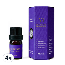 Tone28 Solutions Y Protect 女士卸妝香水 Y4 紫羅蘭柑橘, 5ml, 4個
