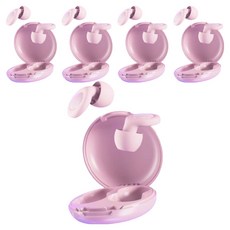 舒適生活 矽膠睡眠耳塞 粉紅色, 2入, 5個