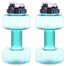 순잠 무게조절 물아령 워터 덤벨 2200ml 민트, 2개