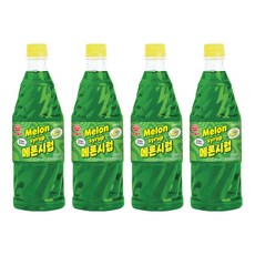 오뚜기 메론시럽, 1kg, 4개