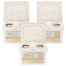 Snp 黃金膠原蛋白每日面膜, 30片, 3盒