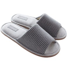 Labellaco 牛奶男士室內拖鞋, 炭灰色, 1個