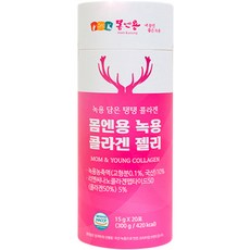 mom&young 膠原蛋白果凍條 20入, 300g, 1罐