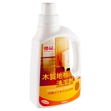 優品 木質地板清潔劑 除塵去汙 清新芳香, 1L, 1瓶