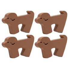 Allday Lab 防夾手 EVA 狗狗門擋, 棕色, 4個