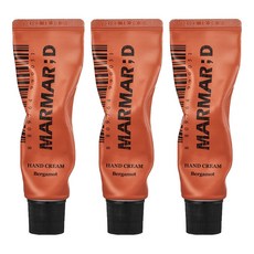 마르마르디 핸드크림 베르가못향, 50ml, 3개