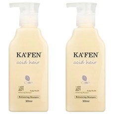 KA'FEN 卡氛 亞希朵 酸蛋白 低敏控油洗髮精, 300ml, 2瓶
