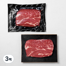 미트엔조이 호주산 곡물비육 척아이롤 (냉장), 400g, 3팩