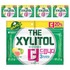 오리온 깔끔한 더 자일리톨, 61.2g, 10개