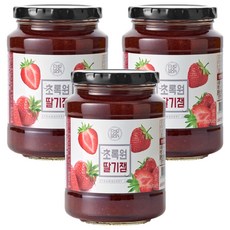 초록원 딸기잼, 560g, 3개