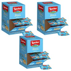 Loacker 萊佳哈斯 威化夾心方塊酥 香草口味, 500g, 3盒