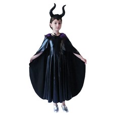 Kori Deer 可莉鹿 黑魔女女童萬聖節服裝3件組洋裝+披風+髮箍