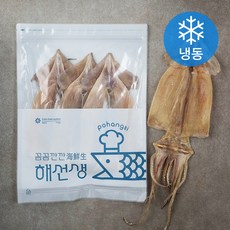 해선생 포항시 인증 원양산 잘 마른 건오징어 3미 (냉동), 285g, 1개