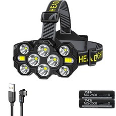 티엠지에스 10 LED 헤드랜턴 TQS-442, 혼합색상, 1개