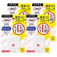 ST 雞仔牌 DEOX浴廁淨味消臭力補充劑, 6ml, 4個, 潔淨花香