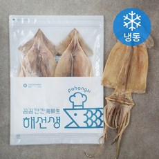 해선생 포항시 인증 원양산 잘 마른 건오징어 2미 (냉동), 190g, 1개