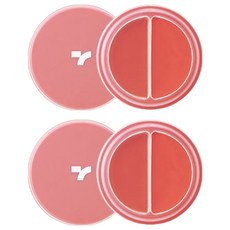 TONYMOLY 雙色唇蜜腮紅兩用膏 4.8g, 2入, 03 Sundae Coral