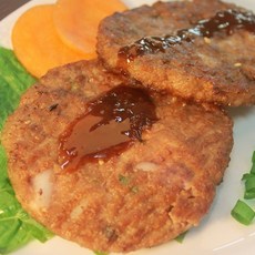 고향미트 맛기픈 지리산 흑돼지 떡스테이크, 2개, 320g