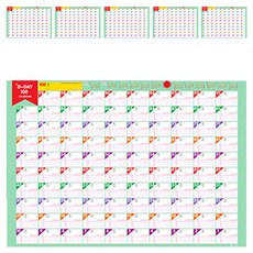 BBOMMA 100日計畫表, 混合顏色, 6個