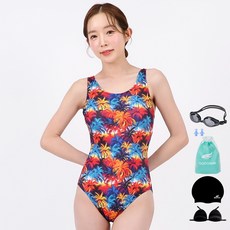 aquatica 女性室內泳衣 AQA1650 + 內襯胸墊 + 防水袋 + 矽膠泳帽 + 矽膠耳塞 + 一般泳鏡套組