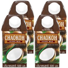 椰奶, 500ml, 4個