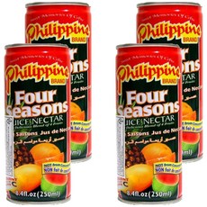 필리핀 포시즌 주스, 250ml, 4개