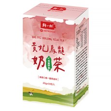 鮮一杯 貴妃烏龍奶茶, 10包, 20g, 1盒