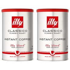 illy 意利 Classico即溶咖啡, 95g, 1罐, 2罐