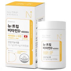 뉴트립 비타민D 4000IU 3개월분 130 mg, 1개, 90정