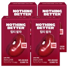 럽티 팥차 티백, 2g, 15개입, 4개