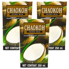 椰奶, 250ml, 3個