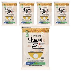 강화군농협 2025년 햅쌀 나들미, 특등급, 4kg, 5개