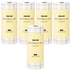 기본에 여러 번 빨아쓰는 행주 35매 민트레몬, 35매입, 5개