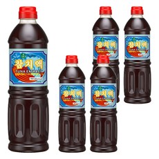 이엔푸드 참치액, 900ml, 5개