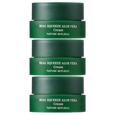 네이처리퍼블릭 리얼 스퀴즈 알로에베라 크림, 55ml, 3개