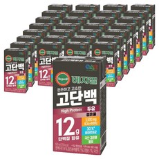 베지밀 고단백두유 검은콩, 190ml, 32개