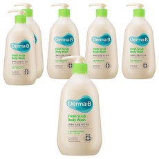 Derma B 磨砂沐浴露, 6個, 420ml