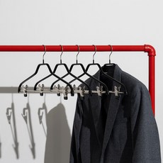 MAWA 夾式衣架 Silhouette 45FK, 5個, 黑色