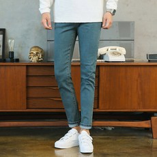 머시따 남성용 마약 밴딩 청바지