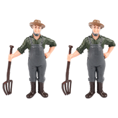 VILANG 小世界動物農場員工模型農場主, 2個