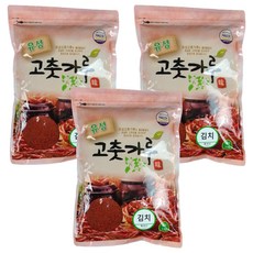유성 김치용 고춧가루, 1kg, 3개