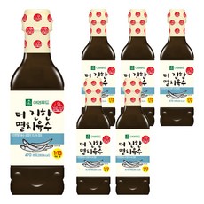 이엔푸드 더 진한 멸치육수, 470ml, 6개