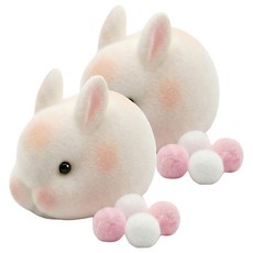 Tobline 兔子軟軟捏捏樂 月亮兔, 2個
